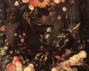 Fruit and Flower Still-life - 让·达维德兹·德·希姆